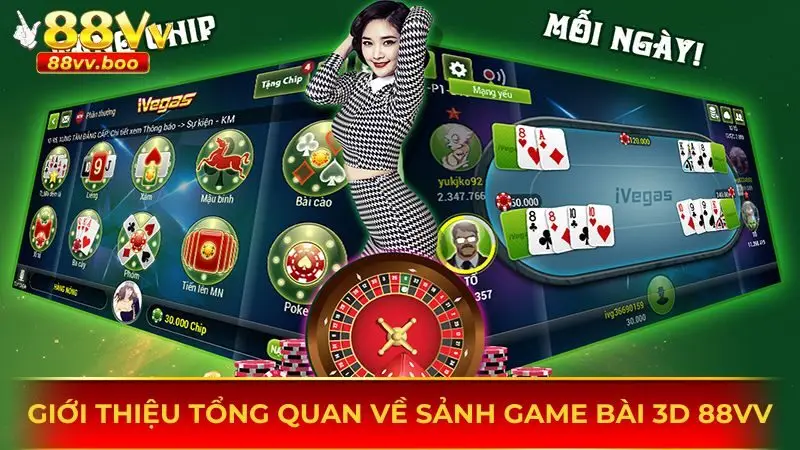 Game Bài 3D 88vv - Sân Chơi Đổi Thưởng Hấp Dẫn Nhất Hiện Nay 1 Một số thông tin cần nắm được về sảnh game bài 3D 88vv